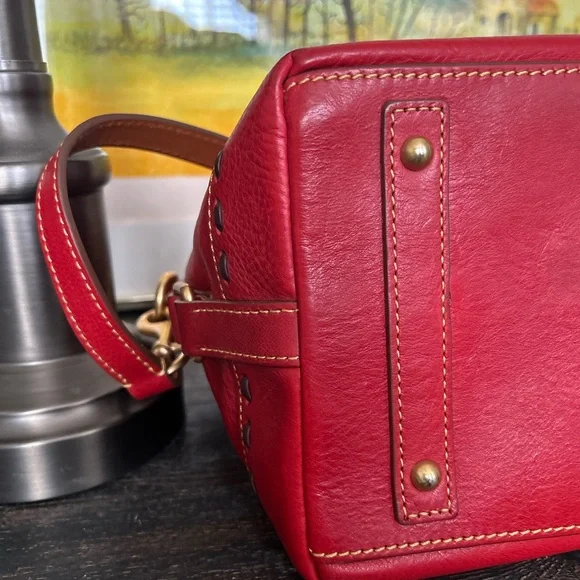 Dooney & Bourke Florentine Front Pocket Domed Satchel - Picture 7 of 8